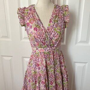 Taylor Full Skirt Floral Dress